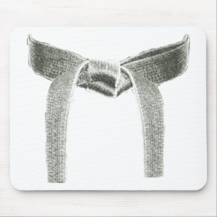 Martial Arts Belt Design Mouse Mat