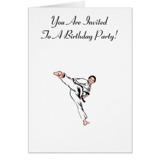 Karate Birthday Cards &amp; Invitations | Zazzle.co.uk