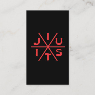 Martial Arts BJJ Brazilian Jiu Jitsu Fighting Business Card