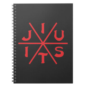 Martial Arts BJJ Brazilian Jiu Jitsu Fighting Notebook