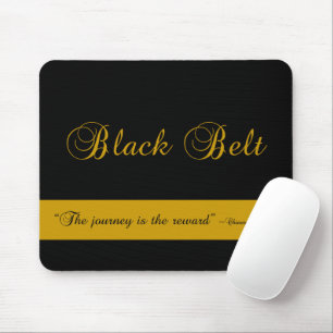 Martial Arts Black Belt Journey Mouse Mat