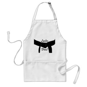 Martial Arts Black Belt Judo Dad Standard Apron