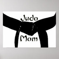 Martial Arts Black Belt Judo Mom