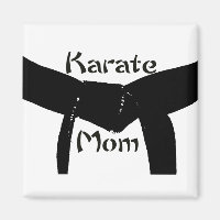 Martial Arts Black Belt Karate Mum
