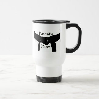 Martial Arts Black Belt Karate Mum Travel Mug