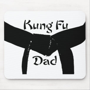 Martial Arts Black Belt Kung Fu Dad Mouse Mat