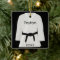 Martial Arts Black Belt Ornament