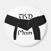 Martial Arts Black Belt TKD Mum