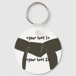 Martial Arts Brown Belt Key Ring
