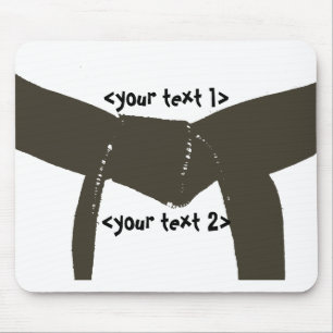 Martial Arts Brown Belt Mouse Mat