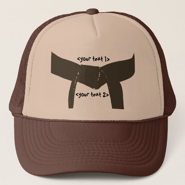 Martial Arts Brown Belt Trucker Hat (Front)