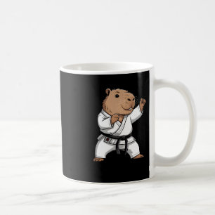 Martial Arts Capyra Funny Karate Taekwondo Jiu Jit Coffee Mug