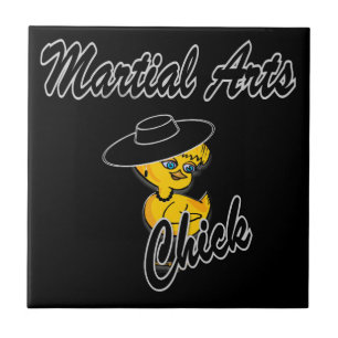 Martial Arts Chick #4 Tile