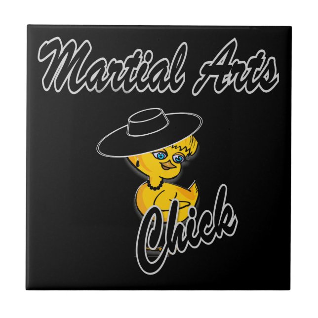 Martial Arts Chick #4 Tile (Front)