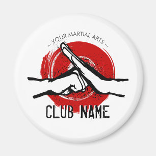 Martial Arts Club Magnet