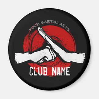 Martial Arts Club Magnet