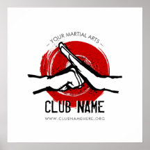 Martial Arts Club Poster