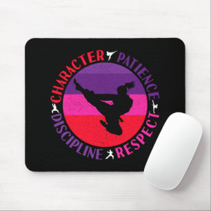 Martial Arts Core Values - Karate Mouse Mat