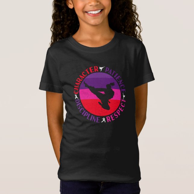 Martial Arts Core Values - Karate T-Shirt (Front)