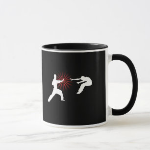 Martial Arts Energy Silhouette Mug