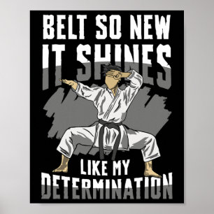 Martial Arts Enthusiasts Karate Pion Poster