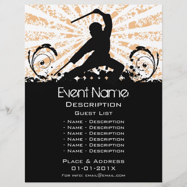 Martial Arts Event Promotion Flyer (Front)