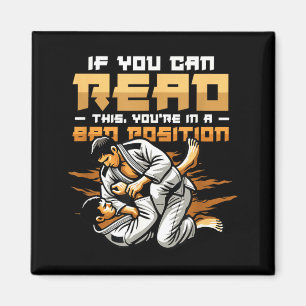 Martial Arts Fighter Judo Karate Brazilian Magnet