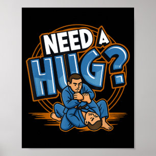 Martial Arts Fighter Judo Karate Brazilian Poster