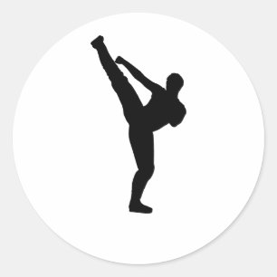 Martial Arts Fitness Train Gym Destiny's Destiny Classic Round Sticker