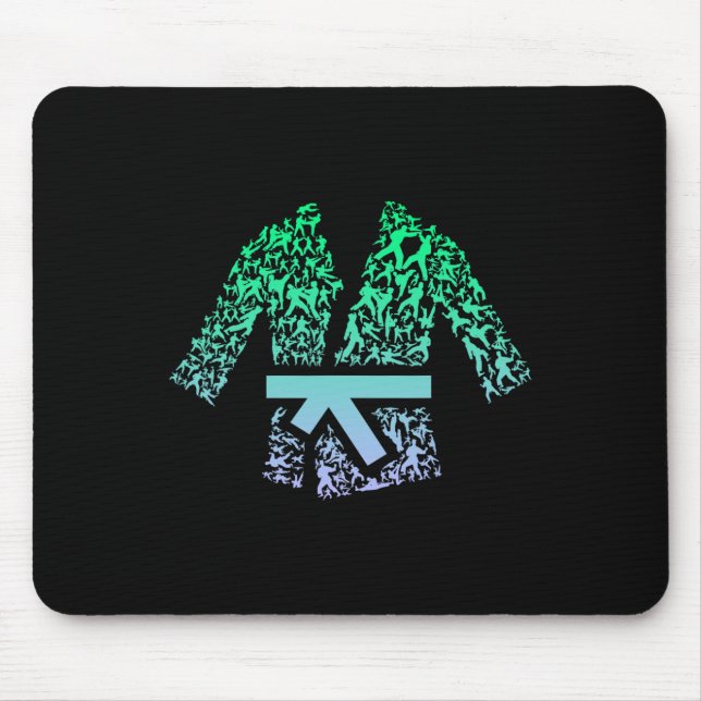 Martial Arts For Karate Fighter Gi Karate Uniform  Mouse Mat (Front)