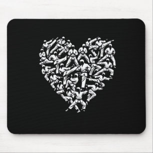 Martial Arts For Karate Fighter - Heart For Karate Mouse Mat