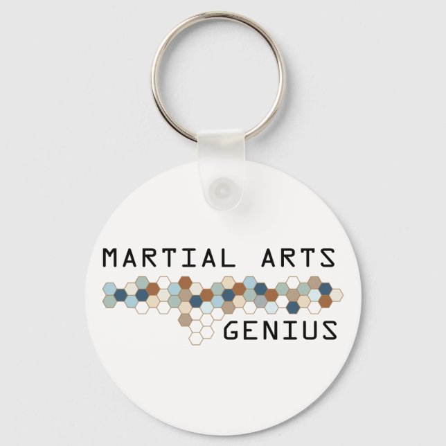 Martial Arts Genius Key Ring (Front)