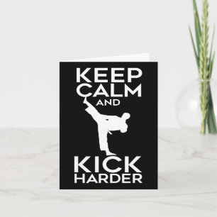 Martial Arts Gifts For Karate Taekwondo Artists Card
