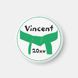 Martial Arts Green Belt Magnet