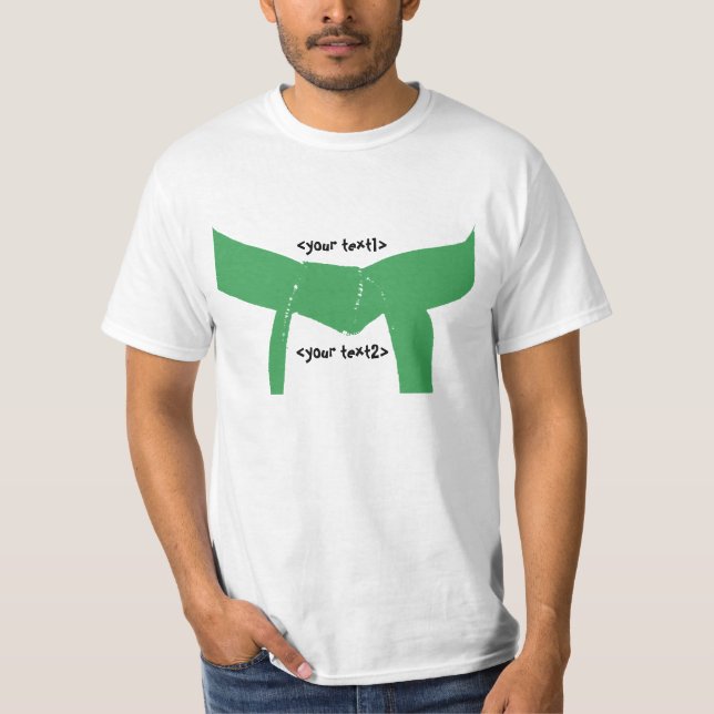 Martial Arts Green Belt T-Shirt (Front)