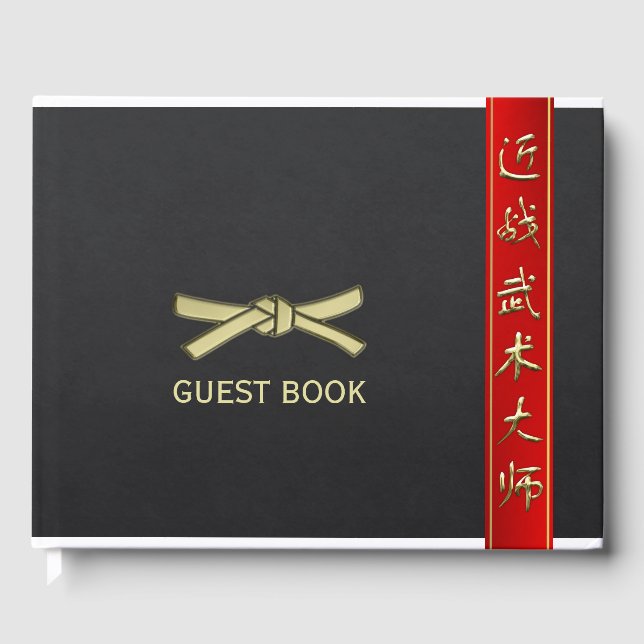 Martial Arts Guest Book (Front)
