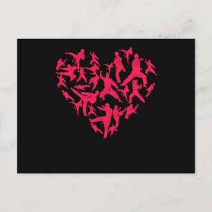 Martial Arts Heart Love Training Karate Tae Kwon D Postcard