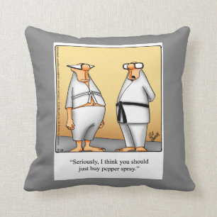 Martial Arts Humour Pillow Gift
