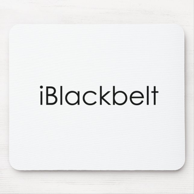Martial Arts iBlackbelt Mouse Mat (Front)