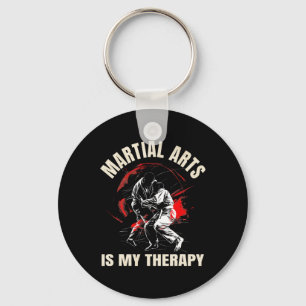 Martial Arts Is My Therapy – Karate Key Ring
