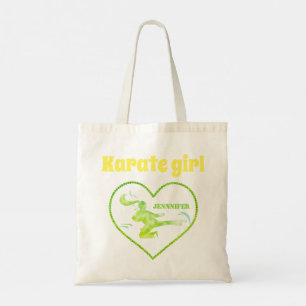 Martial Arts Japan Karate Girl Modern Girly Cute Tote Bag