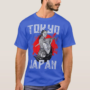 Martial Arts Japanese Tengu Samurai with Neko Mask T-Shirt