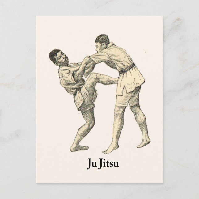 Martial Arts Ju jitsu 15 Postcard (Front)
