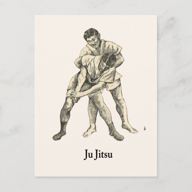 Martial Arts Ju jitsu 5 Postcard (Front)