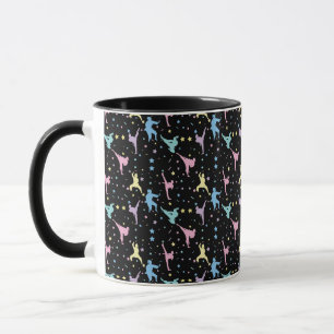 Martial Arts Karate Abstract Stars Sparkles Mug