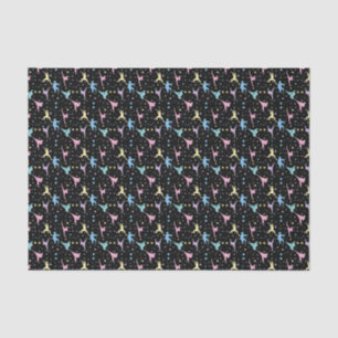 Martial Arts Karate Abstract Stars Sparkles Tissue Paper
