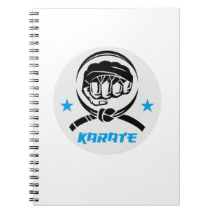 Martial Arts Karate Black Belt Notebook