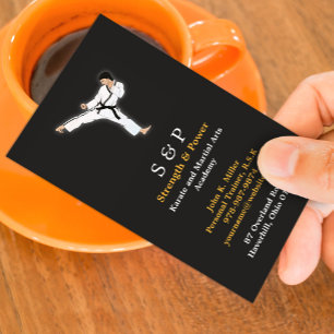 Martial Arts Karate Business Card