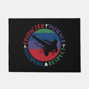 Martial Arts - Karate Core Values Doormat