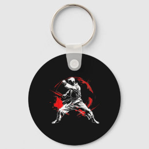 Martial Arts Karate Fan Dynamic Mma Design Key Ring